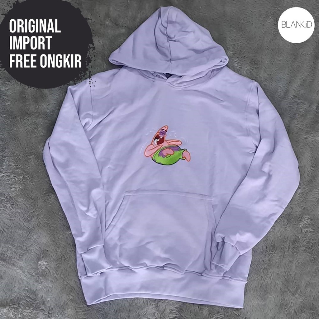 HOODIE HnM PATRICK UNGU ORIGINAL - HOODIE HnM ORIGINAL - HODDIE H&M ORIGINAL - HOODIE H M - JAKET HM