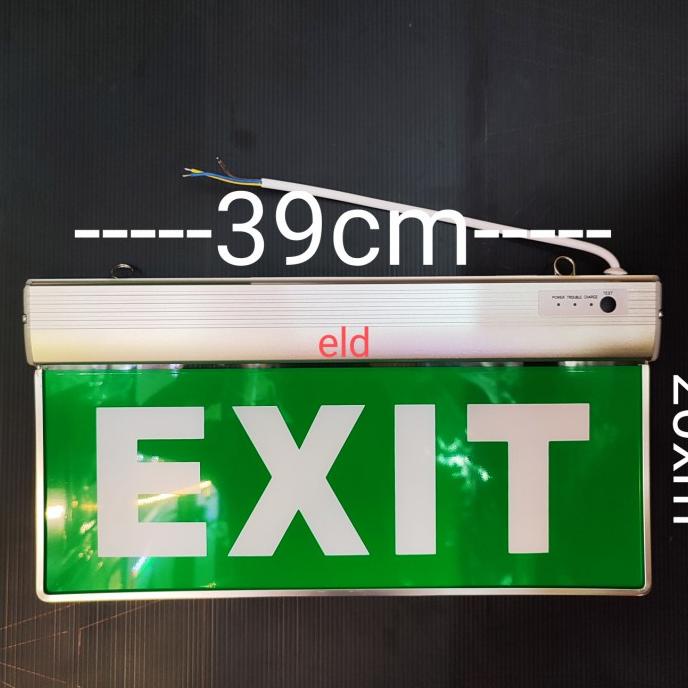 Jual LAMPU EXIT LED ARCYLIC / LAMPU DARUDAT / EMERGENCY EXIT / LAMPU ...