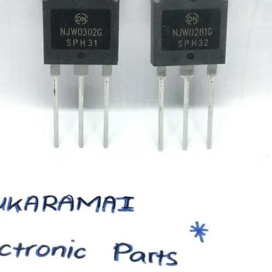 ☂ TRANSISTOR NJW0302G NJW0281G / NJW 0302G NJW 0281G / NJW0302 NJW0281 SET ➢