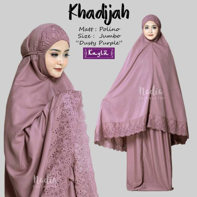 KHADIJAH mukena jumbo ORIGINAL by kayla
