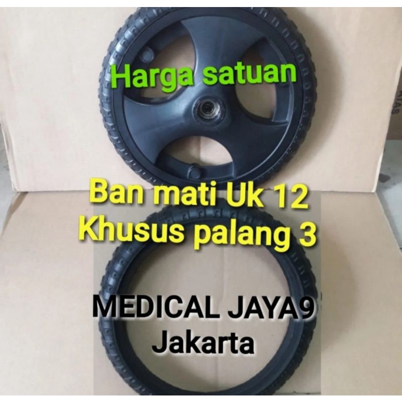 Seperpat Kursi Roda Ban Karet Mati Kursi Roda