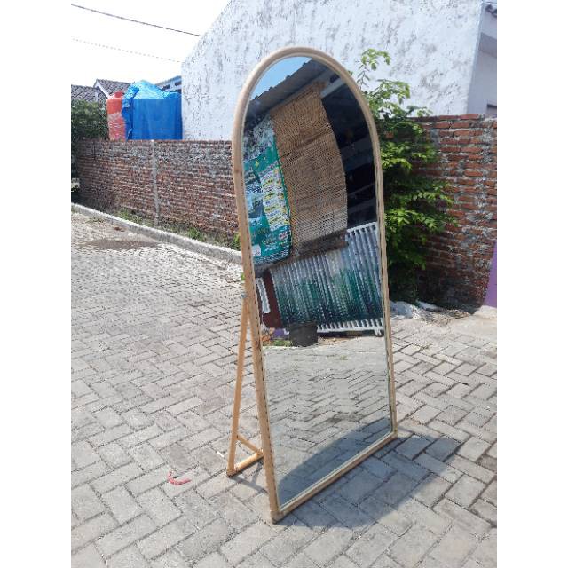 Rotan cermin standing 170x70 full body