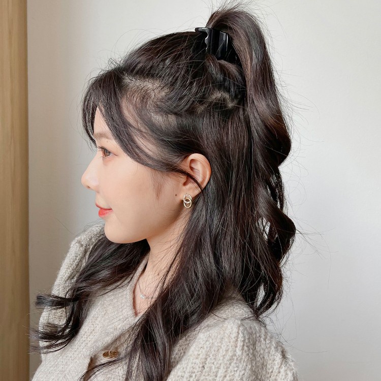 Jepit Rambut Ponytail Desain Bunga Gaya Korea Untuk Wanita