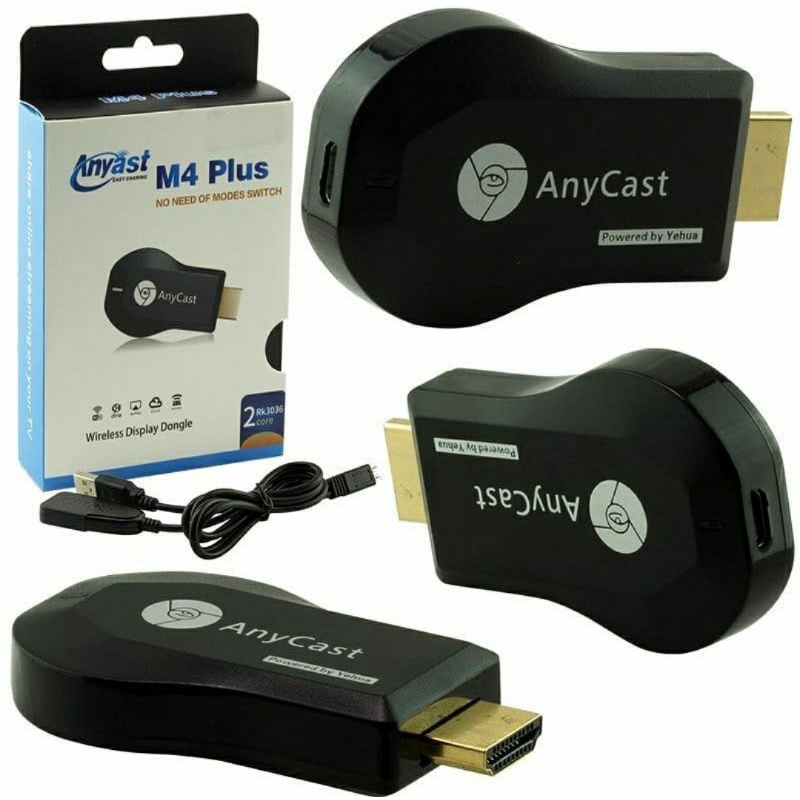 ANYCAST DONGLE HDMI WIRELESS M4 PLUS ORIGINAL / HDMI DONGLE MIRRORING