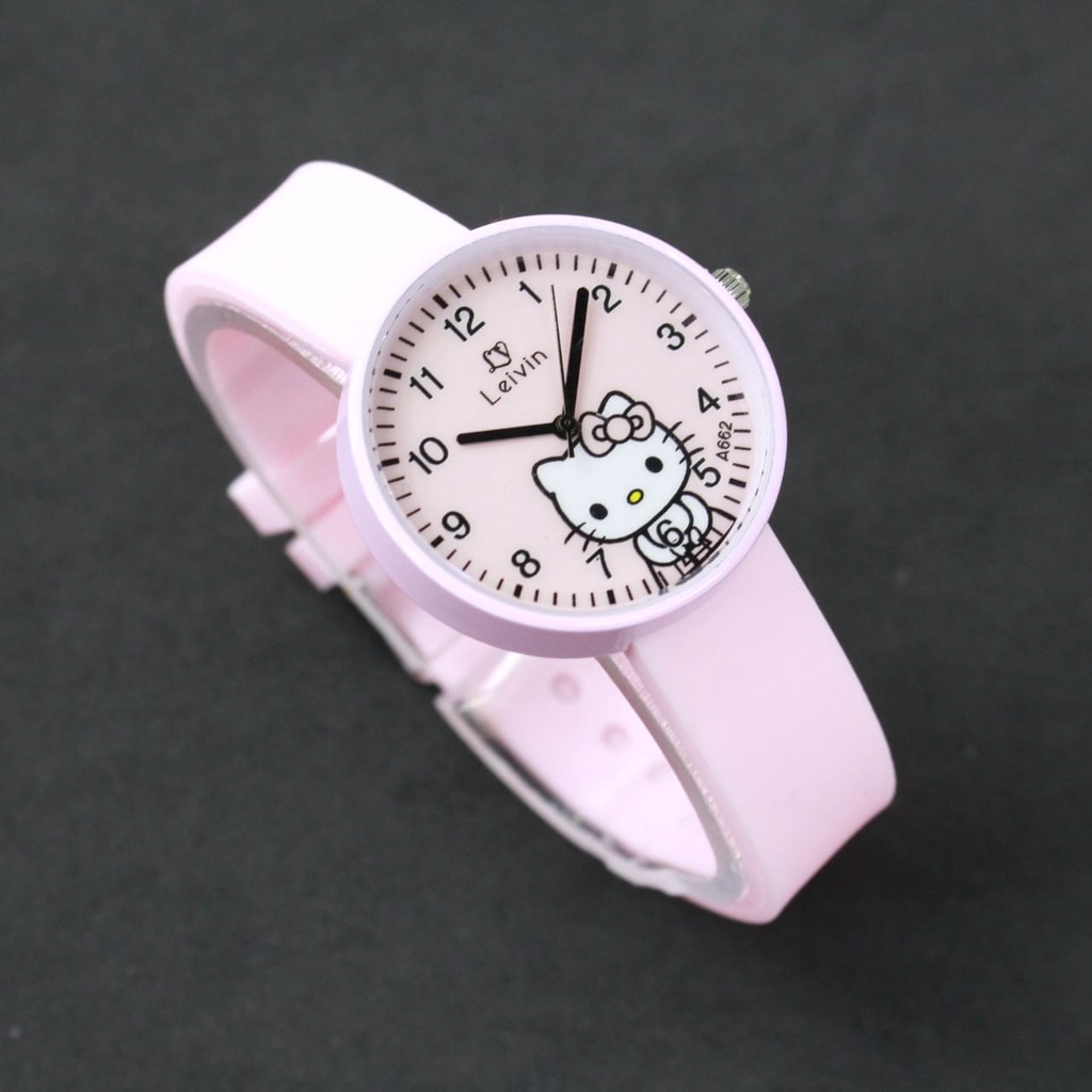 JAM TANGAN CEWEK LEIVIN KITTY FASHION WATCH/JAM TANGAN ANALOG CEWEK/JAM TANGAN CEWEK/JAM TANGAN FASHION/