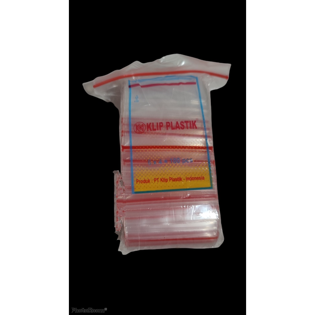 Klip Plastik TEBAL 4x6 / 6x4 cm per slop 1000pc