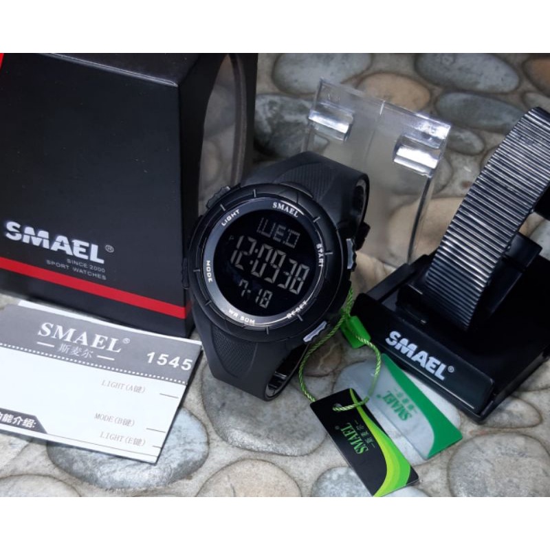 jam tangan original militer SMAEL WR 30 M