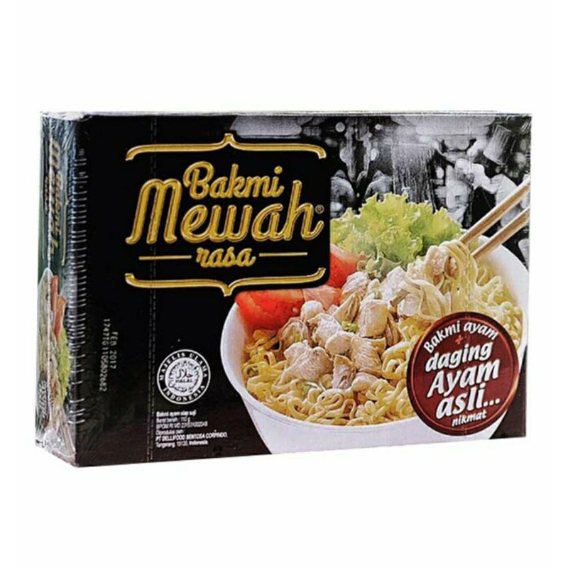 

BAKMI MEWAH DAGING AYAM 110g