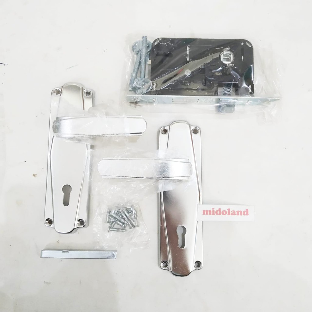 Rumah Gagang Kunci daun pintu kontrakan Set NAPOLI Murah midoland