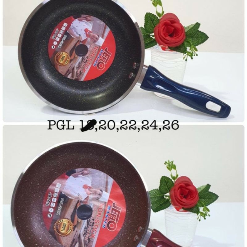 Frypan wajan penggorengan/marble keramik PGL/Import/JEHO MASTER
