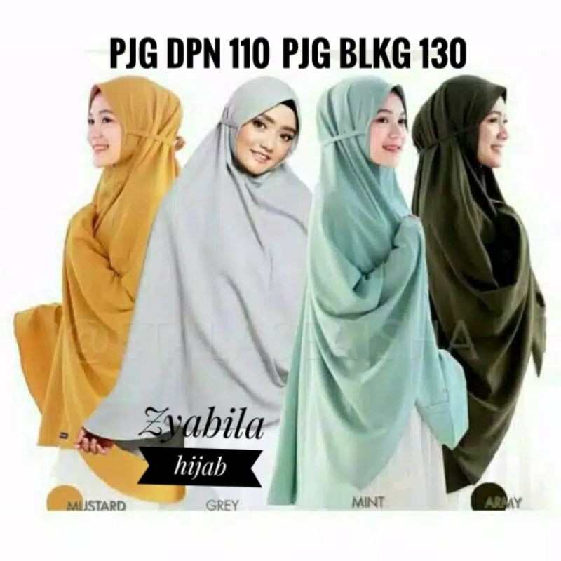 (COD)JILBAB BERGO JUMBO NAZWA  WOLFIS original