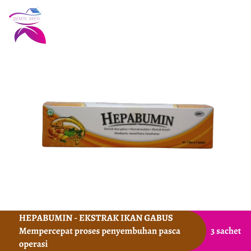 Hepabumin Sachet Ekstrak Ikan Gabus Albumin