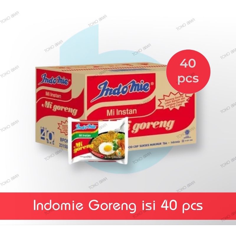 

Indomie Goreng 85g isi 40 pcs