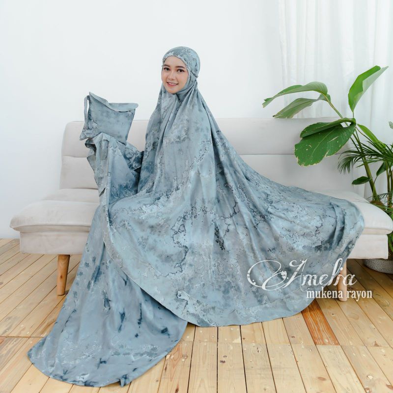 mukena rayon mukena bali dewasa tie dye ayesha alisha amelia amarilis sultan traveling