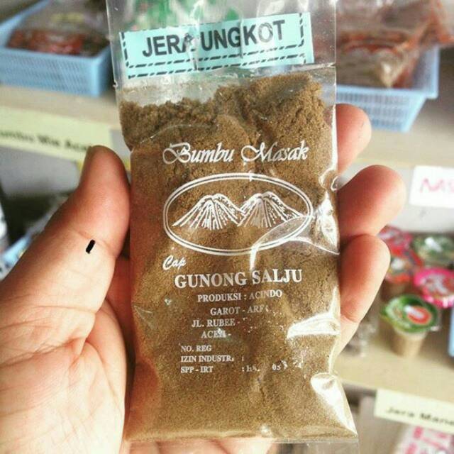 

Jintan Bubuk (jera engkot) khas Aceh