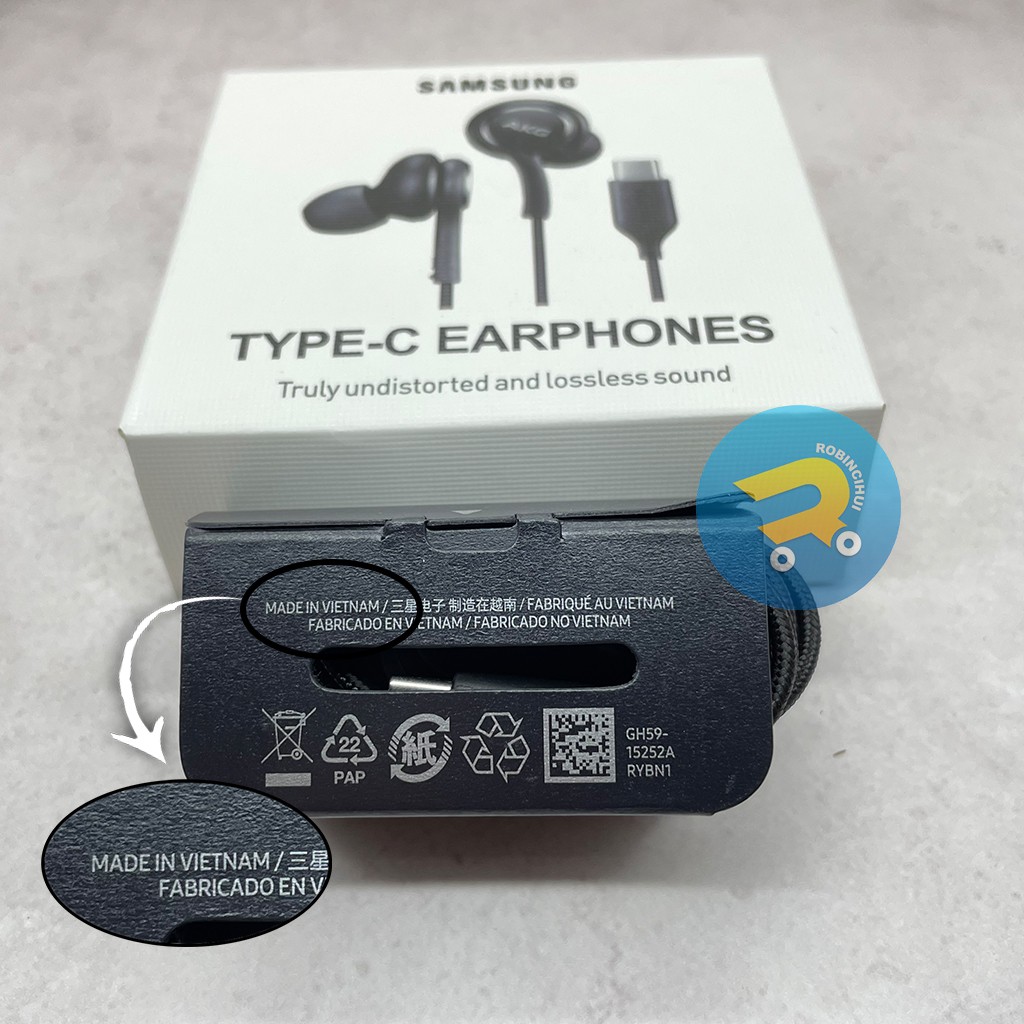 HEADSET SAMSUNG AKG TYPE C ORIGINAL - EARPHONE AKG TYPE C - HANDSFREE AKG TYPE C NOTE 10+,S21 ULTRA