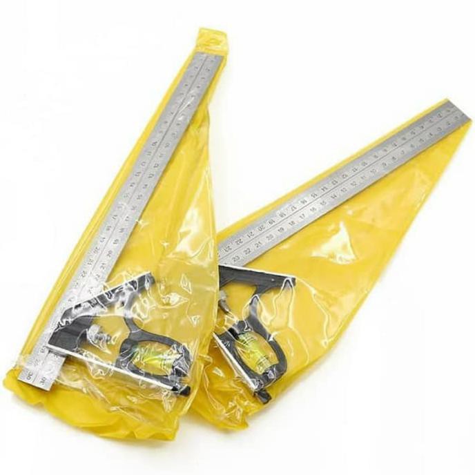 

Pertukangan-Salestok- Siku Penggaris Waterpass / Combination Square Ruler / Siku Tukang 4D740Df