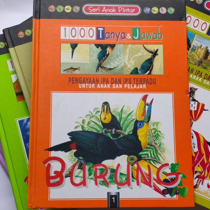 paket 8 buku Bimbel original. seri anak pintar 1000 tanya & jawab pengayaan ipa dan IPS terpadu untuk anak dan pelajar-1