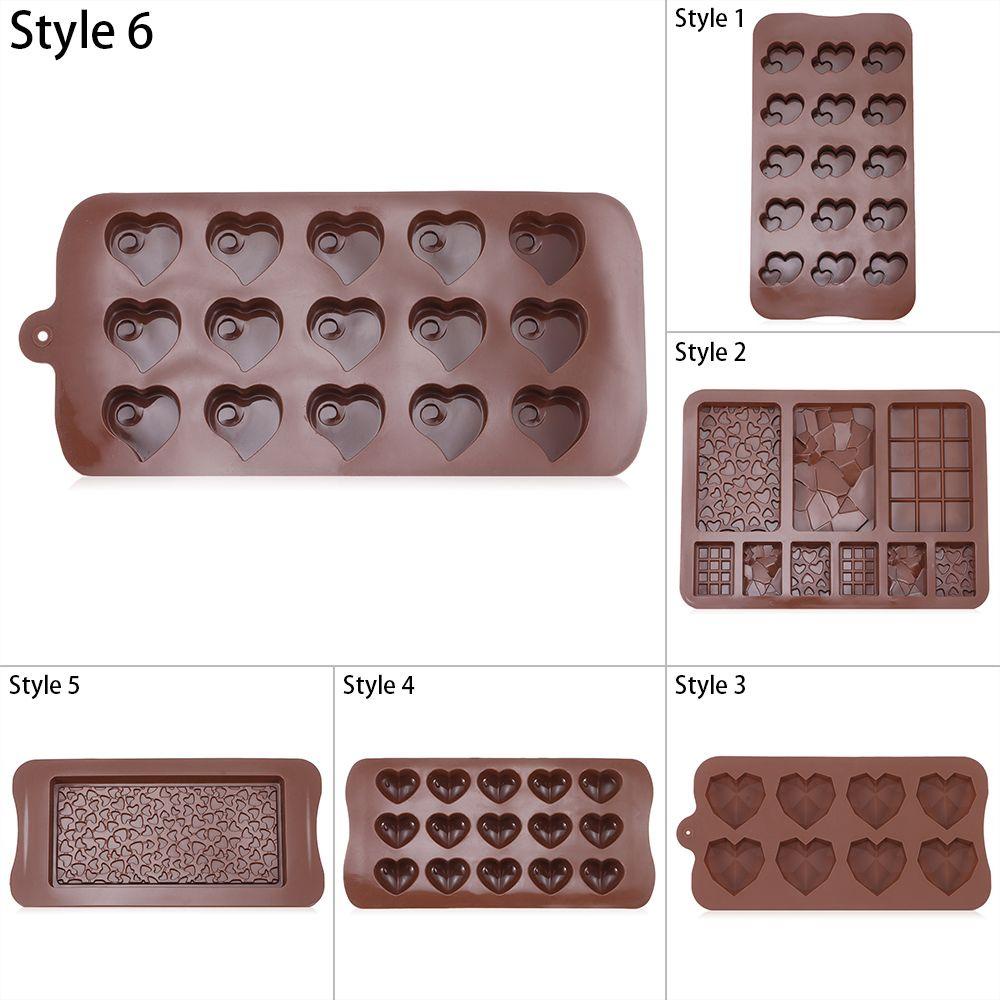 Solighter Cetakan Silikon Coklat Roti Bakeware Fondant Baking Molds