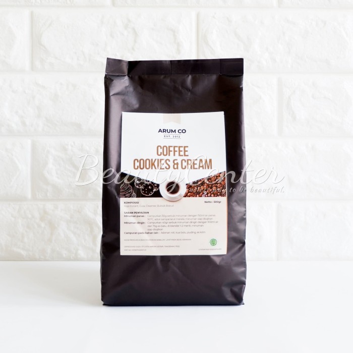 

ARUM CO COFFEE COOKIES & CREAM 500GR / INSTANT DRINK / BUBUK MINUMAN GRATIS ONGKIR