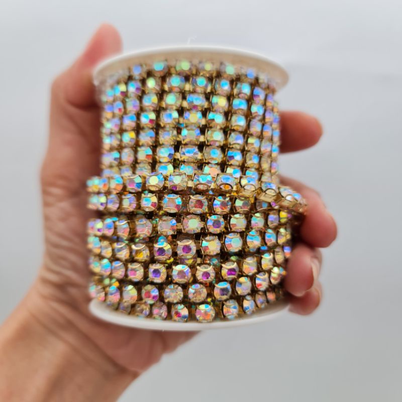 swarovski berlian rantai ss super rapat 2 CANGKRANG ANTI NYANGKUT per ROLL