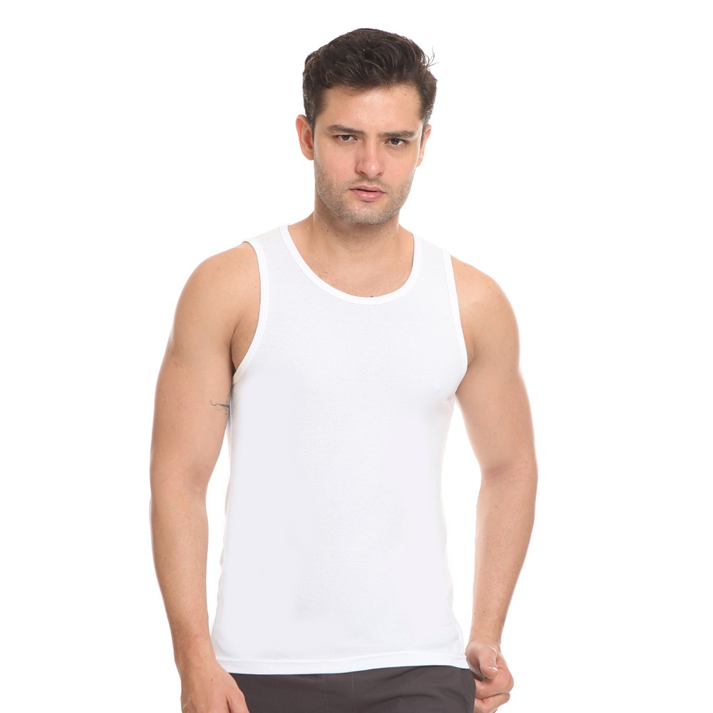 Jockey Tank Top Undershirt Pria M-Tubheb518O029 White