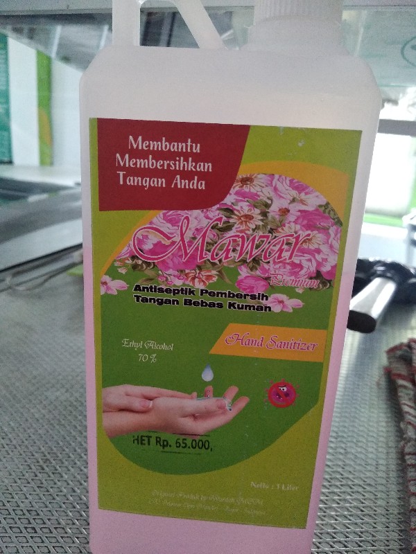 [ Jnt Sicepat Jtr ] Mawar Hand Sanitizer 1 Liter