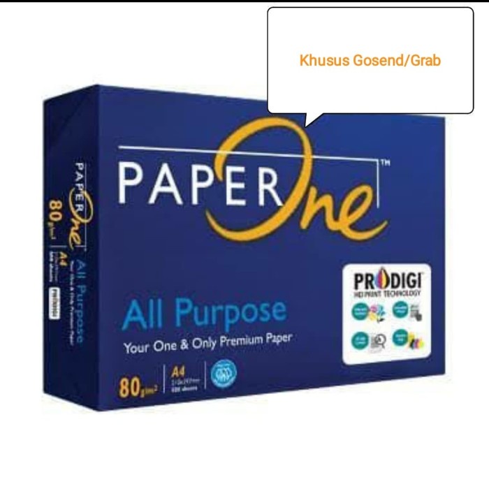 

(BISA COD) Kertas A4 80 Gram Paper One