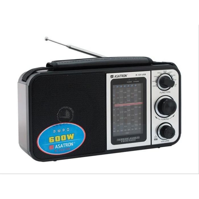 Radio Asatron R-105 USB AM FM SW Suara Bagus Radio Murah Berkualitas Awet R105