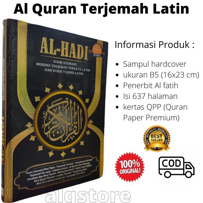 Quran Latin Al Hadi B5 Al Quran Terjemah Alhadi Alquran Sedang