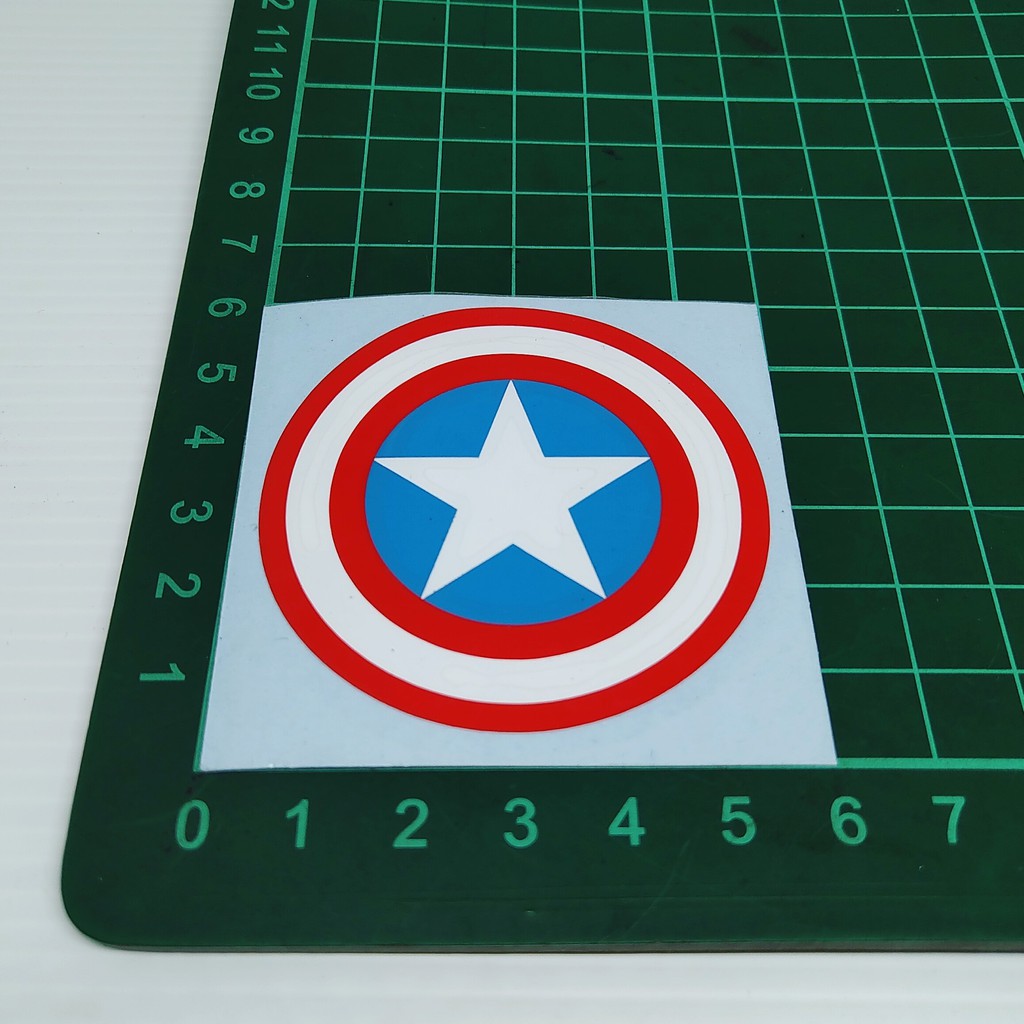 

Cutting Sticker Logo Captain America 5x5cm