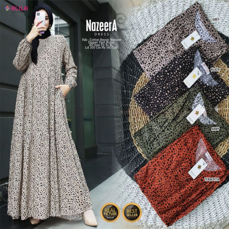 nazeera gamis maxy