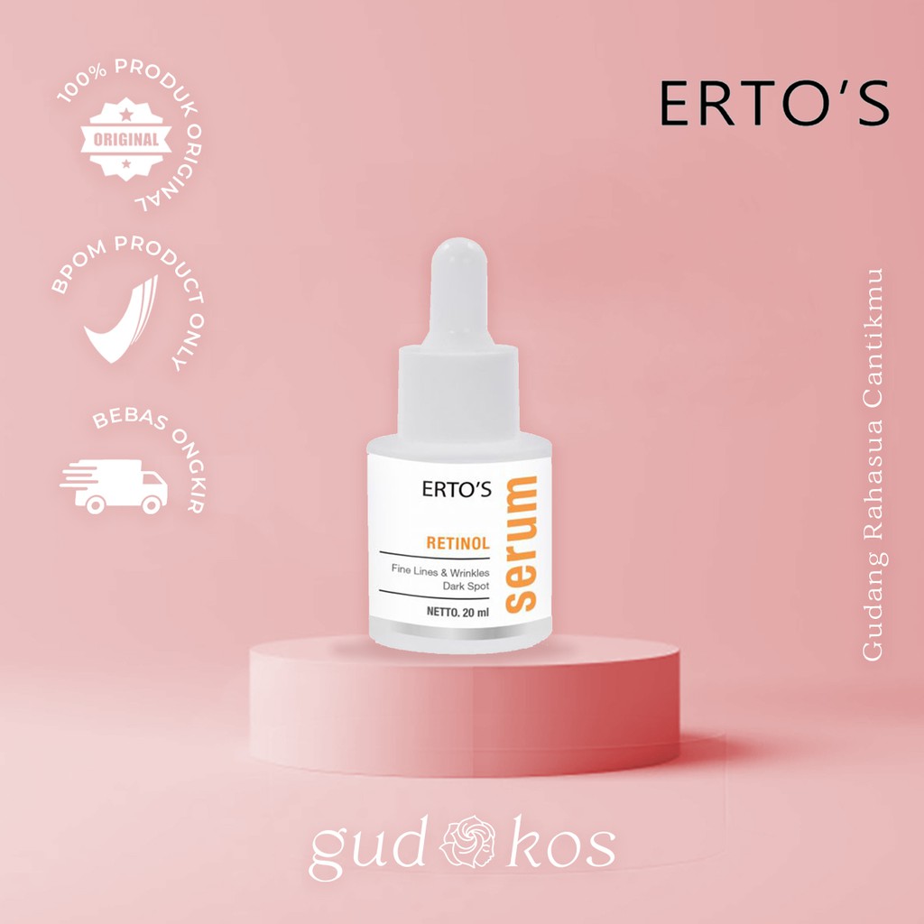 ERTOS/ ERTO'S Retinol Serum 20ml BPOM Original