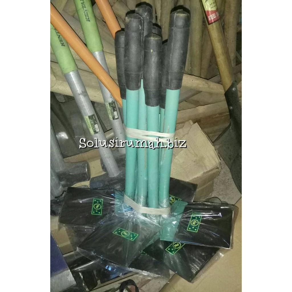 PACUL TAMAN 40*14*11CM POLES KILAP GG PIPA BESI KARET CANGKUL