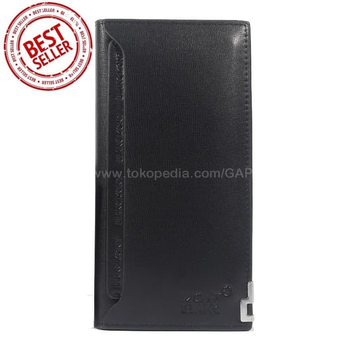 DOMPET KULIT PRIA PANJANG IMPORT BRANDED | MONTBLANC 126A BLACK