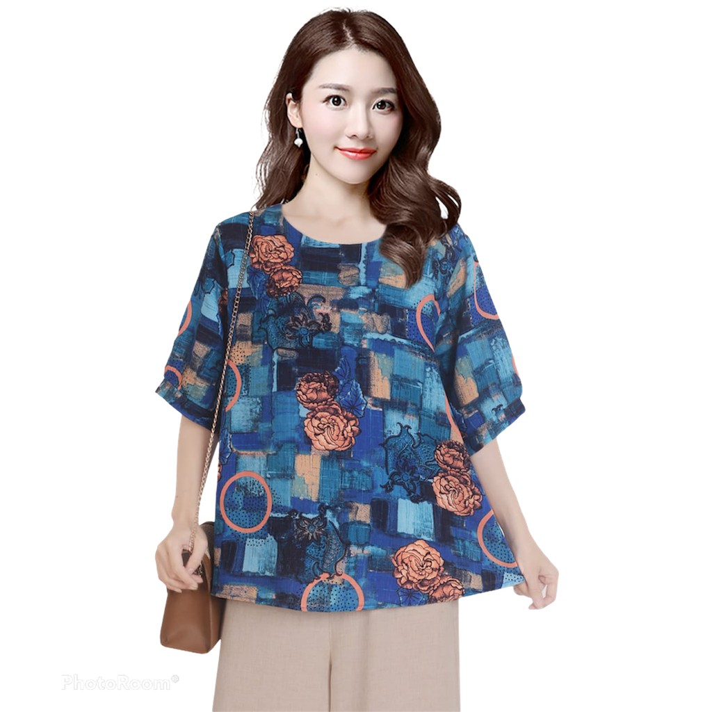(001) ATASAN WANITA BLUS BLOUSE MODEL TERBARU KEKINIAN Baju Blouse wanita (BLUS K