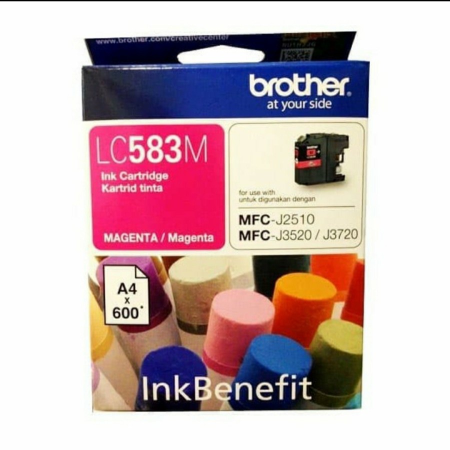 Tinta Brother LC 583 Magenta For Brother MFC-J3520 | MFC-J3720 | 600