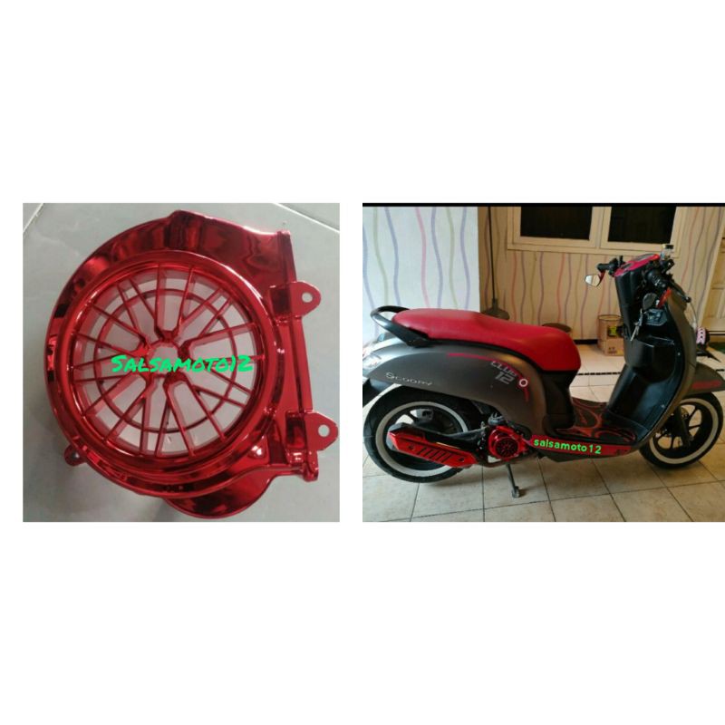 variasi cover tutup kipas merah beat fi esp beat street beat pop scoopy fi esp vario 110 esp