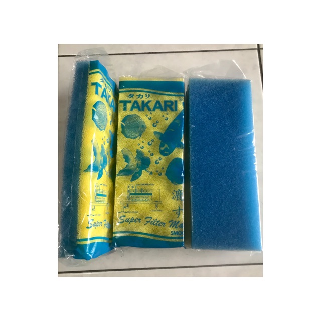 Kapas Filter Biofom Aquarium 2 Lapis Takari