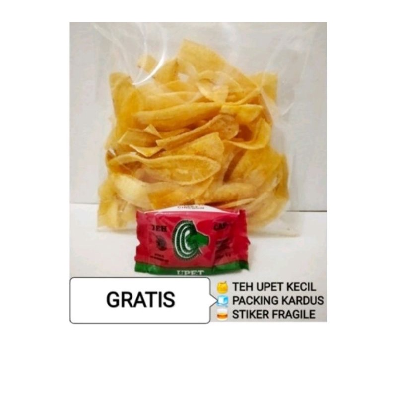 

Keripik Pisang Keju 250gram GRATIS teh upet khas Cirebon