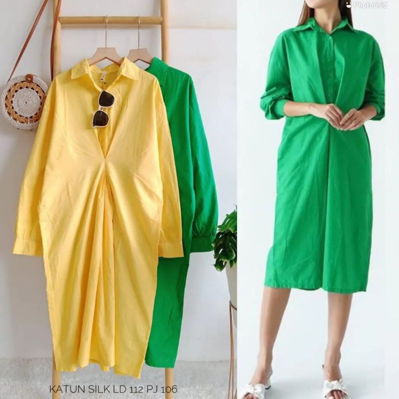 TUNIK KATUN SILK IMPORT
