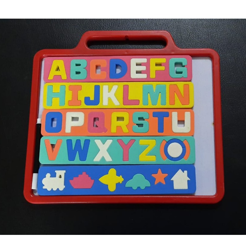 MADE IN TAIWAN Mainan Whiteboard Puzzle Magnet anak bahan Lembut belajar KUALITAS TERBAIK