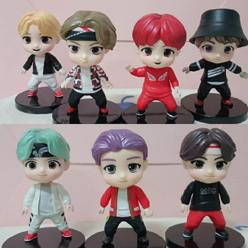 BTS Figure Set Mainan BTS pajangan kpop