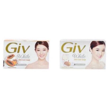 GIV Sabun Batang Skin Care whitening Bengkoang dan Pepaya / HIJAB 76gr