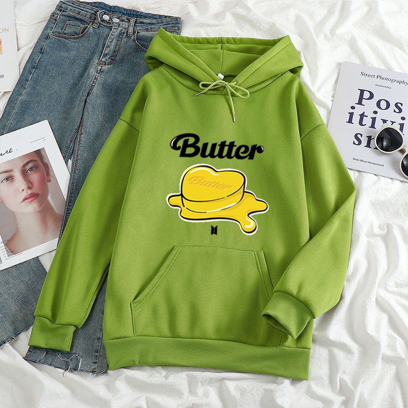 BUTTER Sweater Hoodie II Jumper hoodie BUTTER II SIZE M-XL ( Pria &amp; Wanita )