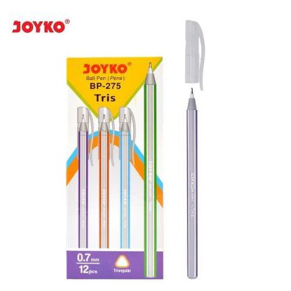 [SCHOOL] - Bulpen JOYKO BP-275 Tris 0,7 Hitam (Pack 12 Pcs)