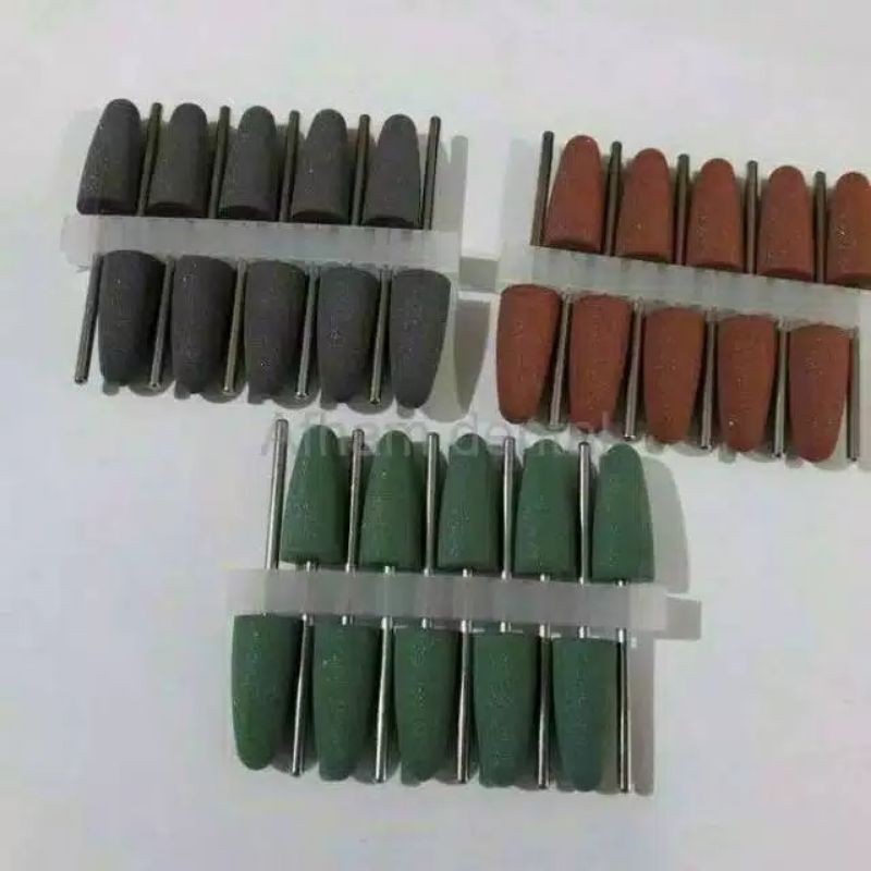 Rubber bur poles gigi palsu porselen acrylic valplast