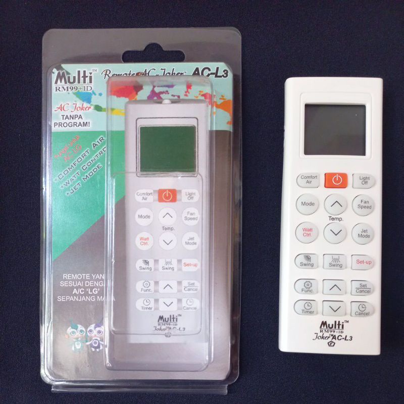 REMOTE REMOT AC LG MULTI/UNIVERSAL JOKER