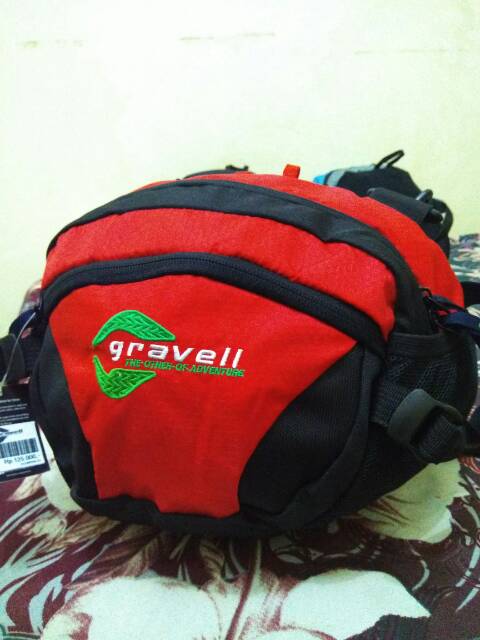 Tas Selempang Gravell Bisa Pinggang Travel Pouch Waistbag Bodypack