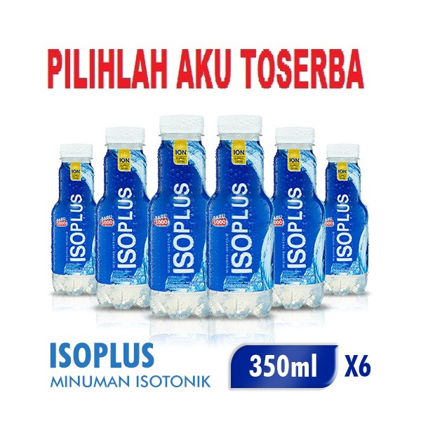 ISOPLUS Minuman Isotonik 350 ml - (Harga paket isi 6 botol)